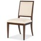 Hooker Furniture Archives Side Chair with Curate Wheat Upholstered in Classic Walnut, , large