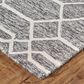 Feizy Belfort 5" x 8" Charcoal and Ivory Area Rug, , large