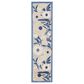 Nourison Aloha 2"3" x 12" Blue and Grey Indoor/Outdoor Runner, , large