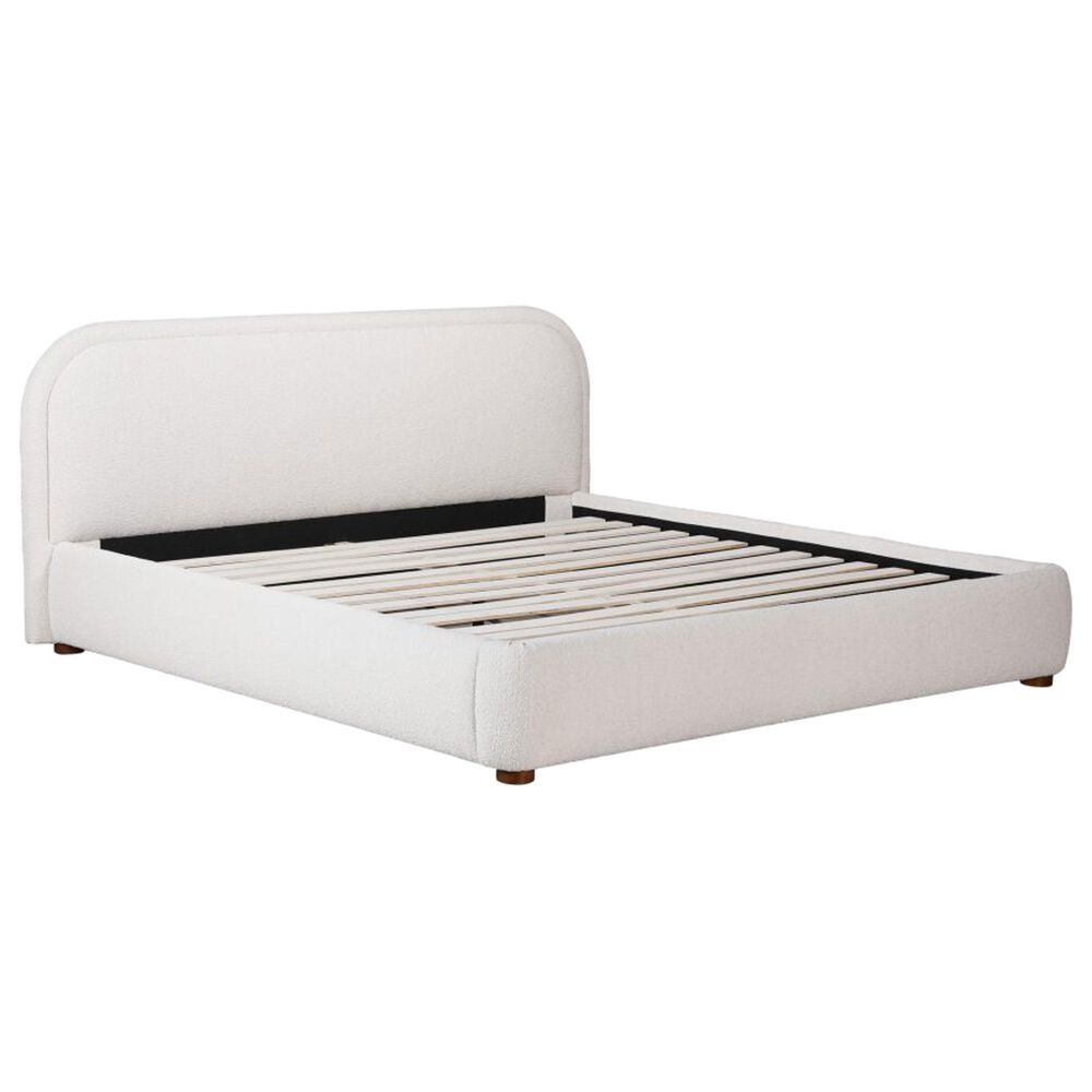 Moe"s Home Collection Colin Queen Platform Bed in Oatmeal, , large