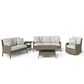 Clear Creek Collection 5-Piece Patio Conversation Set in Ladybug Linen, , large