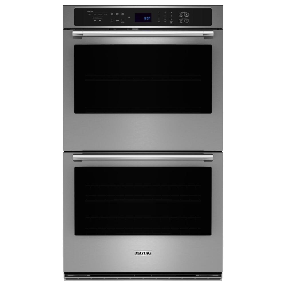 Maytag 30" Double Wall Oven with Air Fry and Basket in Fingerprint Resistant Stainless Steel, , large