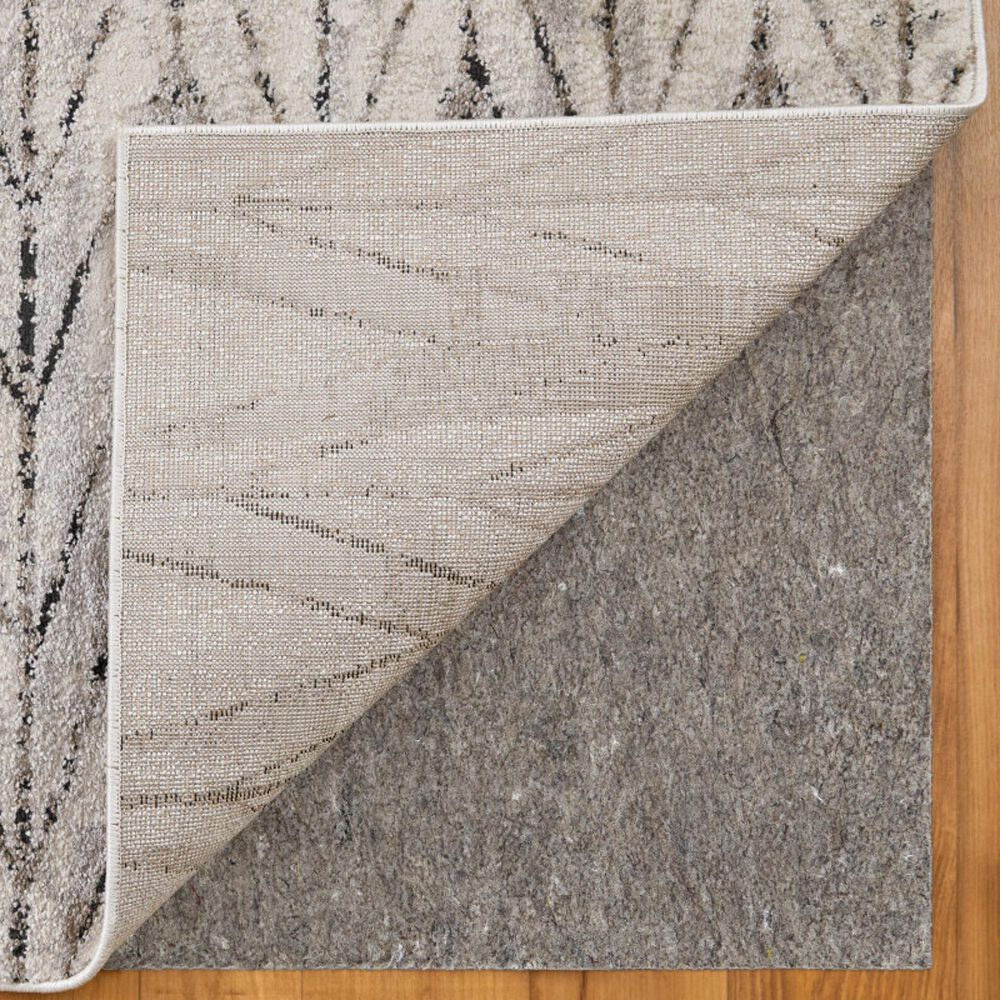 Feizy Vancouver 39NTF 4&#39; x 6&#39; Beige and Brown Area Rug, , large