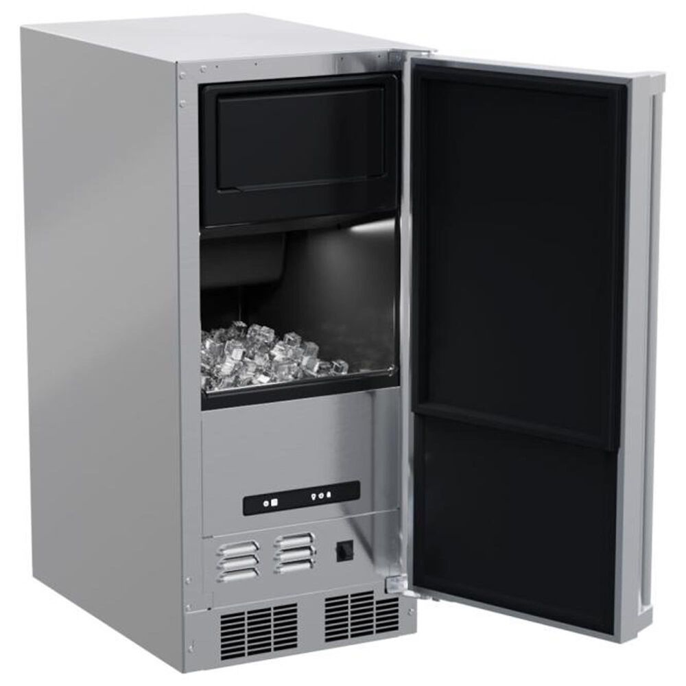Marvel 15&quot; Outdoor Built-In Ice Maker with Factory-Installed Pump in Stainless Steel, , large