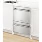Fisher & Paykel 24" Professional Built-In Double Drawer Dishwasher in Stainless Steel, , large