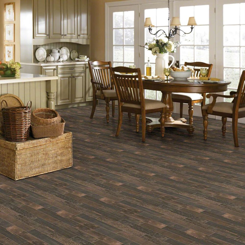 Shaw Emberwood Burned 2.5&quot; x 16&quot; Porcelain Tile, , large