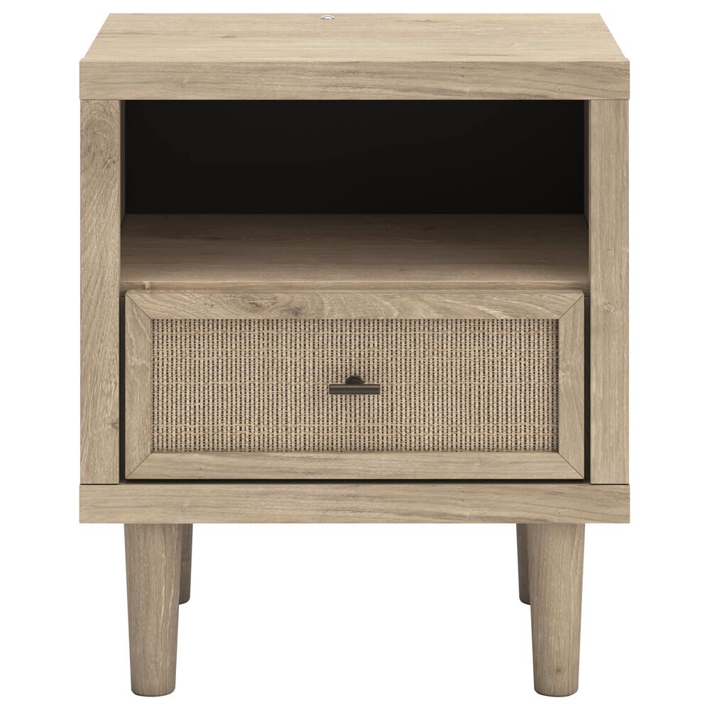 Ashley Cielden 1-Drawer Nightstand in Tan, , large