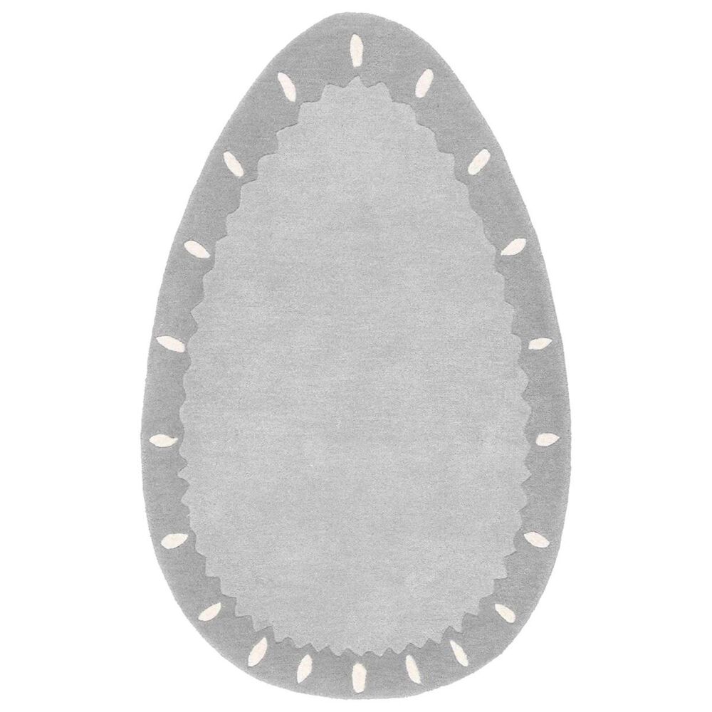 nuLOOM Irisa MTIR01A 4' x 6' Oval Grey Kids Rug, , large