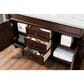 James Martin Vanities Brookfield 60" Single Bathroom Vanity in Burnished Mahogany with 3 cm Ethereal Noctis Quartz Top and Rectangle Sink, , large