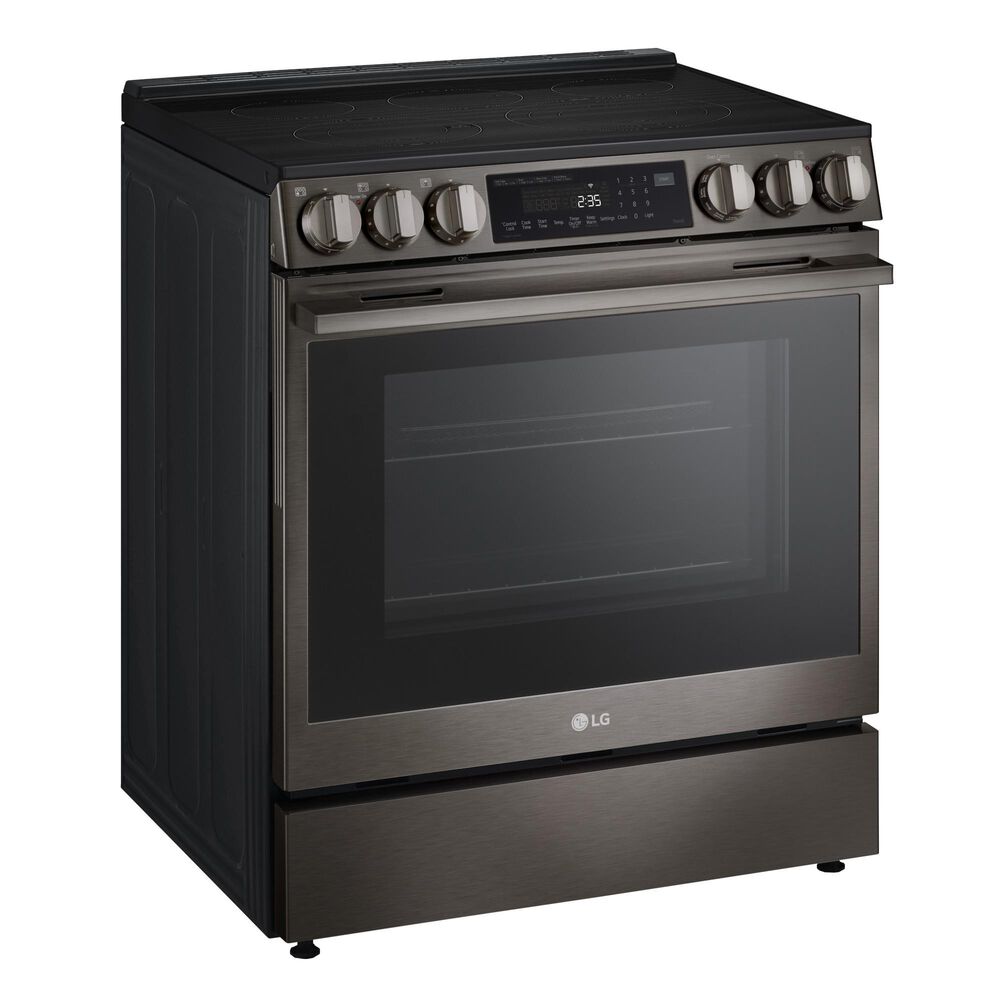 LG 6.3 Cu. Ft. Smart Wi-Fi Enabled ProBake Convection InstaView Electric Slide-In Range in Black Stainless Steel, , large