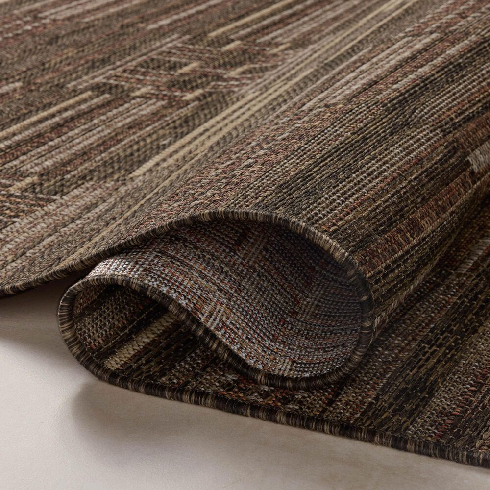 Loloi II Birch 5&#39; x 7&#39;3&quot; Spice and Tobacco Indoor/Outdoor Area Rug, , large