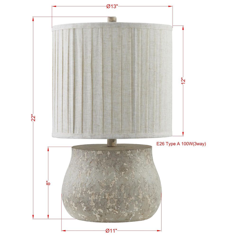 Southern Lighting Grover Table Lamp in Tan, , large