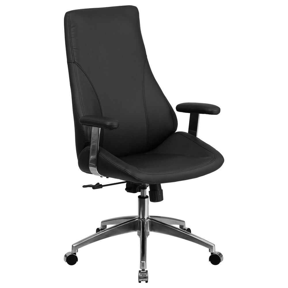Flash Furniture Executive Swivel Chair in Black, , large