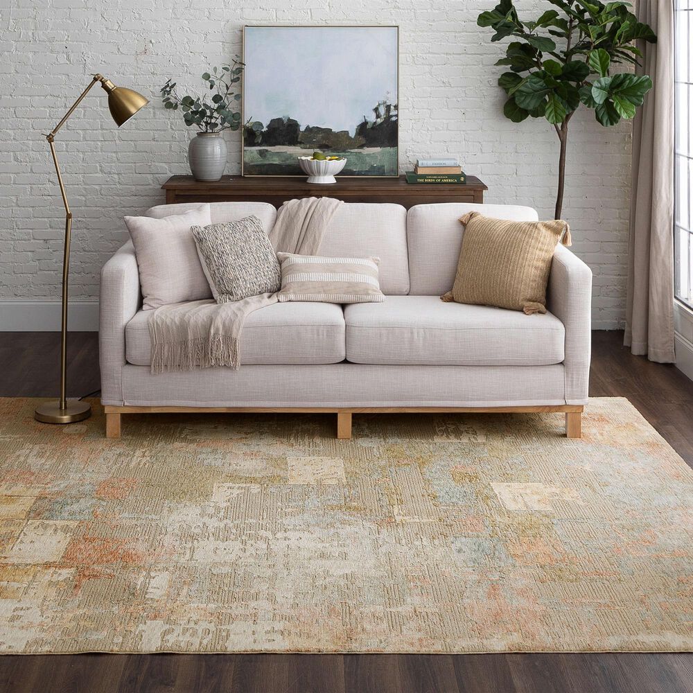 Karastan Memento Nostalgic 10&#39; x 14&#39; Cream Area Rug, , large