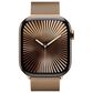 Apple Watch Series 10 GPS + Cellular 46mm Gold Titanium Case with Gold Milanese Loop - S/M, , large