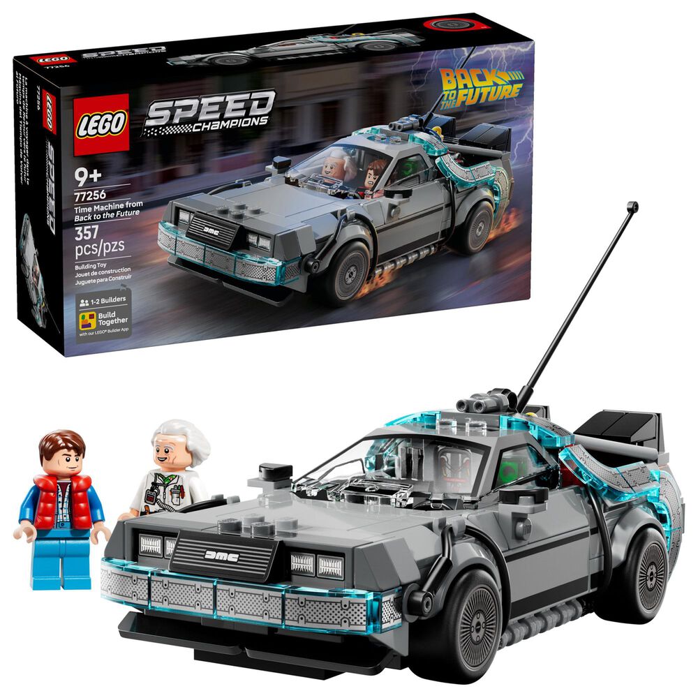 LEGO Speed Champions Time Machine from Back to the Future Building Set, , large