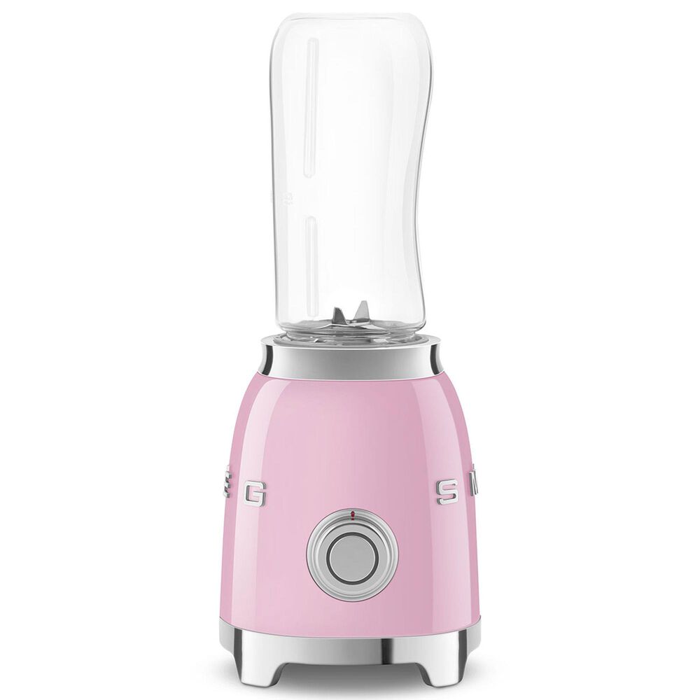 Smeg 2-Speed Personal Blender in Pastel Pink and Chrome, , large