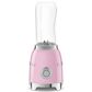 Smeg 2-Speed Personal Blender in Pastel Pink and Chrome, , large