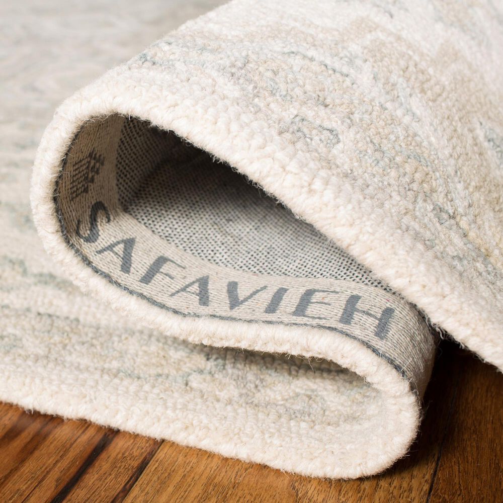 Safavieh Micro-Loop 2&#39;3&quot; x 15&#39; Ivory and Beige Runner, , large