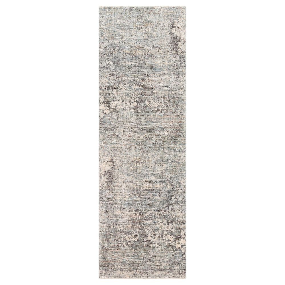Surya Presidential PDT-2303 3"3" x 10" Blue, Gray and Orange Runner, , large