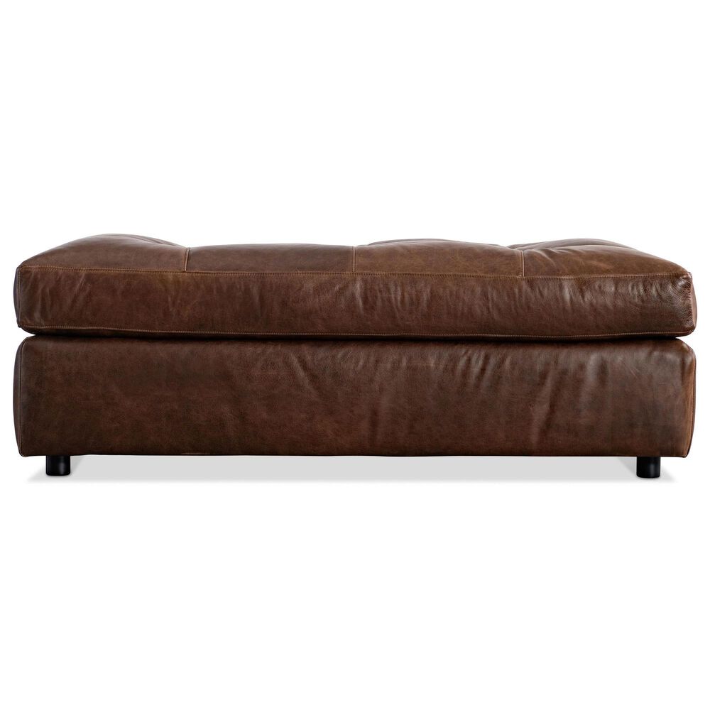 Bernhardt Nest 6-Piece Stationary Right Facing Sectional with Ottoman in Brown, , large