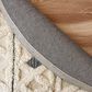 L&R Resources Sinuous Geometric Diamonds 6" Round Cream and Blue Area Rug, , large