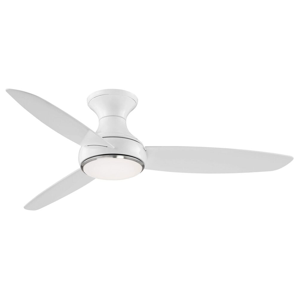 Minka-Aire Concept III 54" Ceiling Fan with LED Light in White, , large