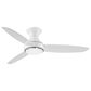 Minka-Aire Concept III 54" Ceiling Fan with LED Light in White, , large