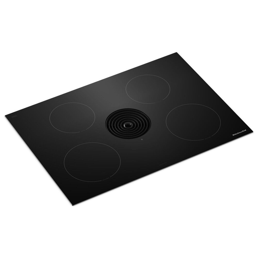 KitchenAid 30&quot; Induction Cooktop with 4 Cooking Zones in Black, , large