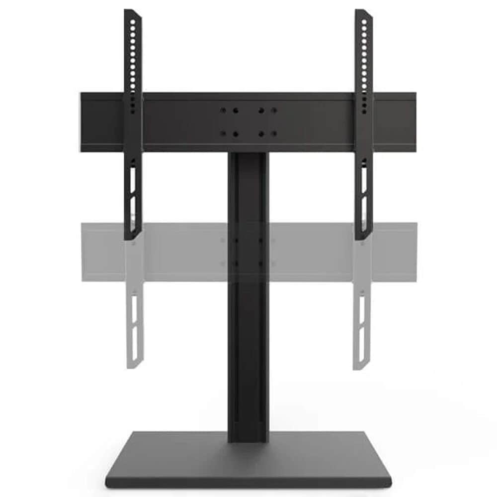 Kanto Adjustable Height and Swiveling Tabletop TV Stand for 40" - 75" TVs in Black, , large