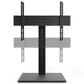 Kanto Adjustable Height and Swiveling Tabletop TV Stand for 40" - 75" TVs in Black, , large
