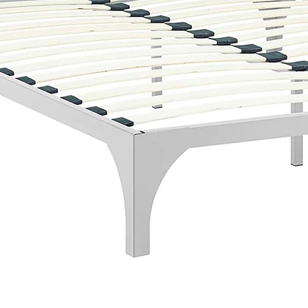 Modway Ollie King Platform Bed Frame in Silver, , large