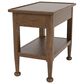 Riverside Furniture Calhoun Chairside Table in Ebony Whiskey Oak, , large