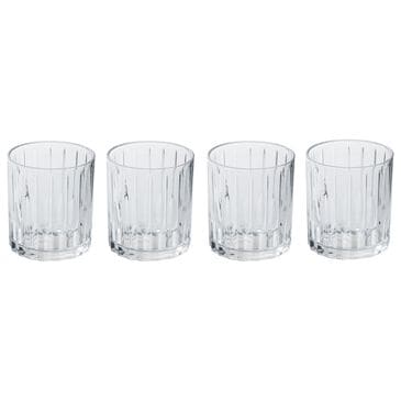 Gibson Overseas, Inc Viktorina 11 Oz Double Old Fashioned Glass in Clear (Set of 4), , large