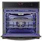 LG 4.7 cu. ft. Smart Single Wall Oven with Fan Convection, Air Fry, PrintProof Black Stainless Steel, , large