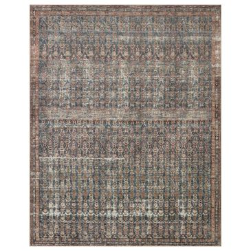 Amber Lewis x Loloi Billie 2"3" x 3"9" Ocean and Brick Area Rug, , large