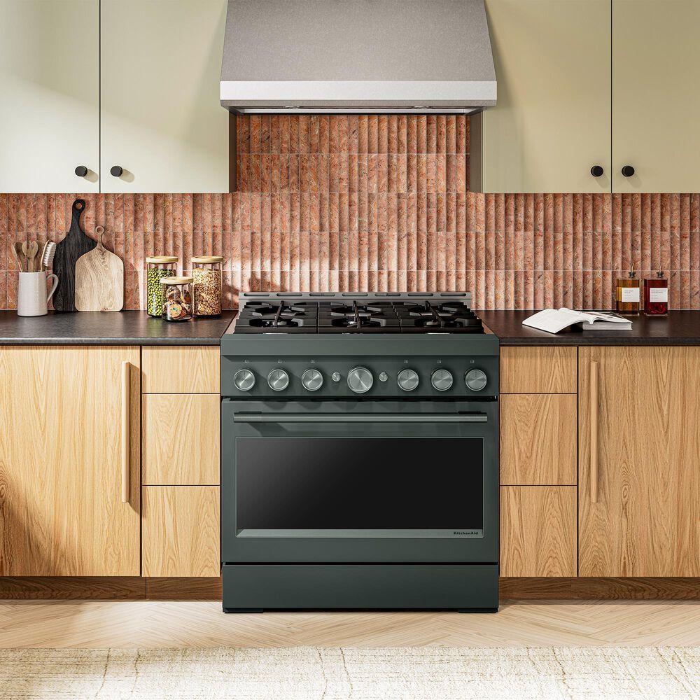 KitchenAid 5.1 Cu. Ft. Commercial-Style Gas Range in Juniper, , large