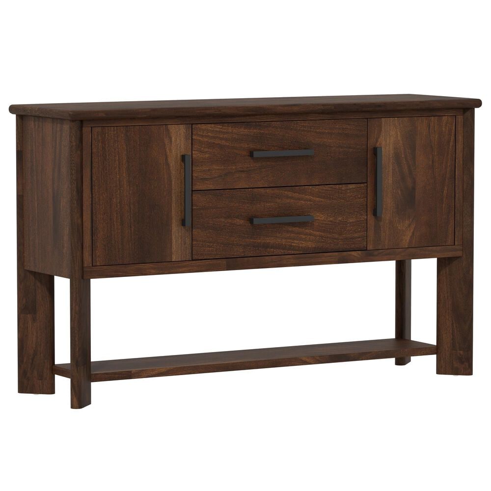 Golden Wave Furniture Ronan Server in Rich Brown, , large