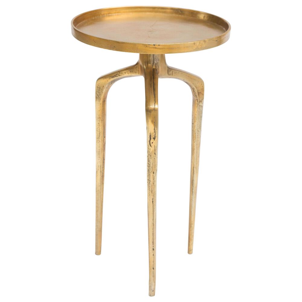 Zuo Modern Como Accent Table in Antique Gold/Gold &#40;Set of 2&#41;, , large