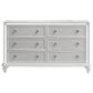 New Heritage Design Stardust 6-Drawer Dresser in White, , large
