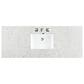 James Martin Vanities Athens 48" Single Bathroom Vanity in Glossy White with 3 cm Eternal Jasmine Pearl Quartz Top and Rectangular Sink, , large