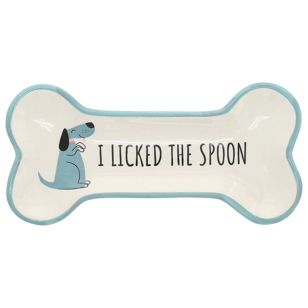 Pavilion 8.5" Licked The Spoon Rest in White, , large