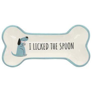 Pavilion 8.5" Licked The Spoon Rest in White, , large