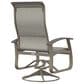 Telescope Casual Furniture Montego Supreme Height Patio Swivel Rocker with Polymer Accents in Smoke, , large