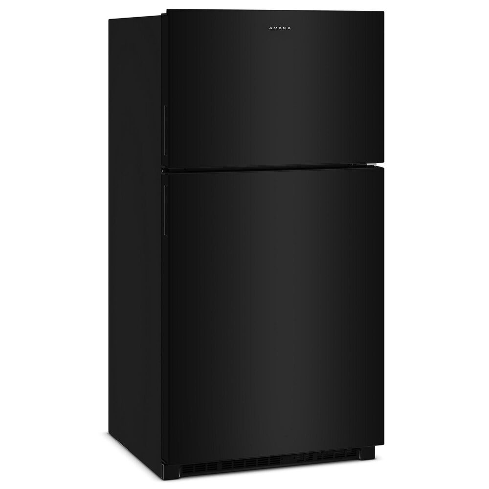 Amana 21 Cu. Ft. Top Freezer Refrigerator with Dual Crisper Drawers in Black, , large