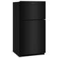 Amana 21 Cu. Ft. Top Freezer Refrigerator with Dual Crisper Drawers in Black, , large