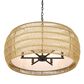 Golden Lighting Everly 6-Light Chandelier in Matte Black, , large