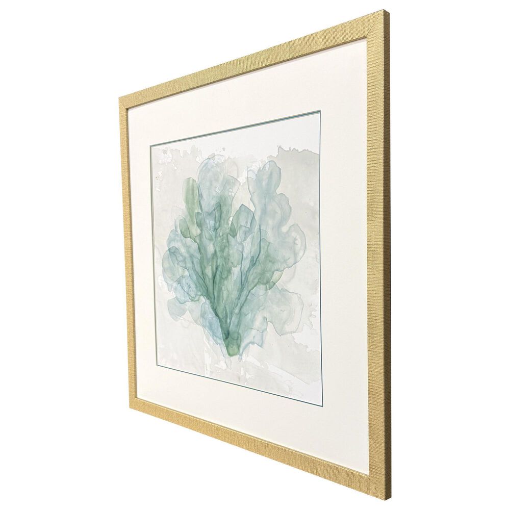 Paragon 30" Square Sea Coral II Wall Art in Blue, , large