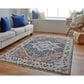 Feizy Kaia 39HTF 3" x 5" Blue and Red Area Rug, , large
