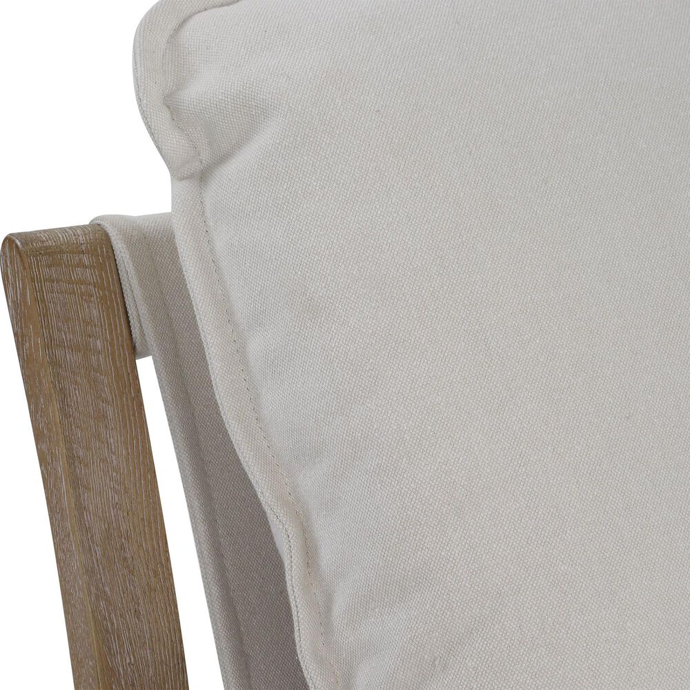 Uttermost Melora Accent Chair in Natural Linen, , large